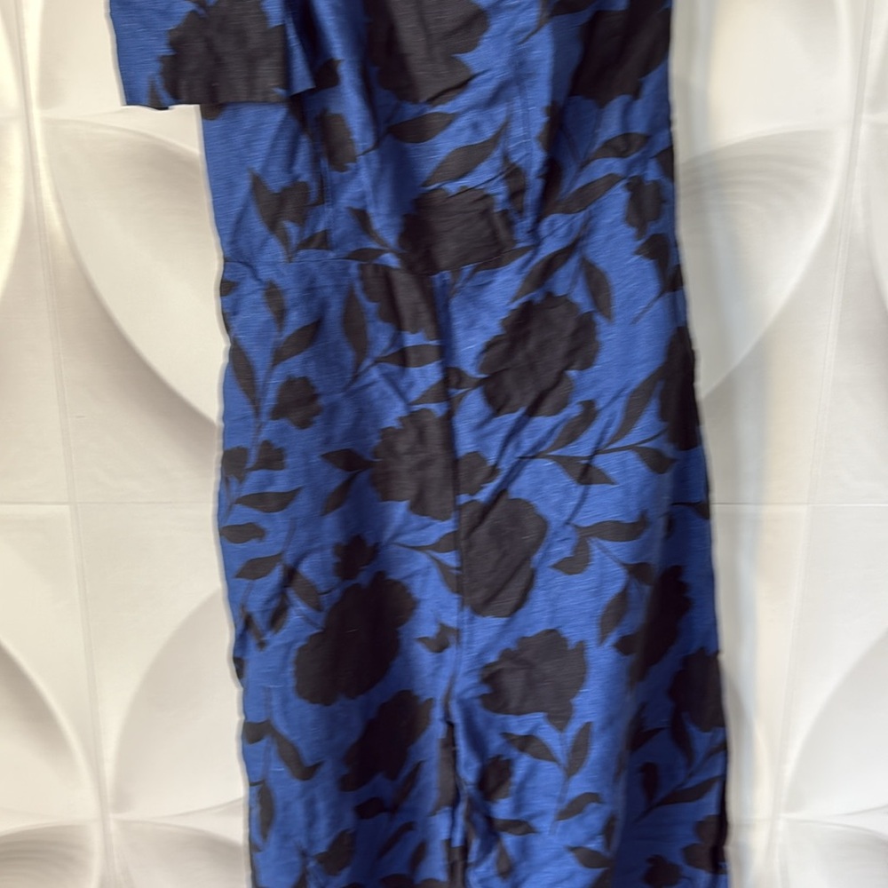 Kate Spade One Shoulder Linen Jumpsuit! NWT - Picture 8 of 15